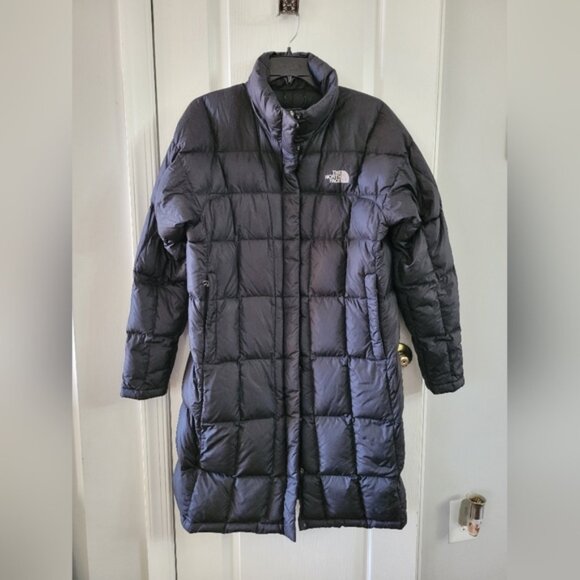 The North Face Women's Metropolis 600 Down Long Parka Puffer Coat Black Large - Picture 1 of 15